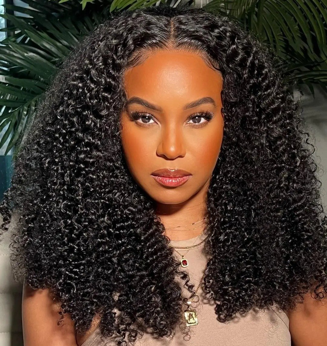 Kinky Curly Lace Frontal Wig Wear Go Glueless Wig Afro Curly Human Hair Wigs 7x5 HD Transparent Lace Closure Wig - Image 7