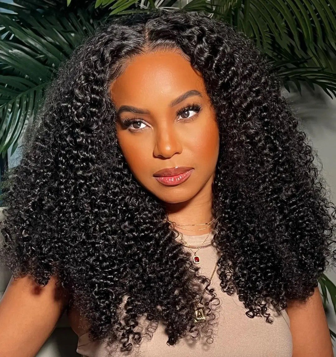 Kinky Curly Lace Frontal Wig Wear Go Glueless Wig Afro Curly Human Hair Wigs 7x5 HD Transparent Lace Closure Wig - Image 9